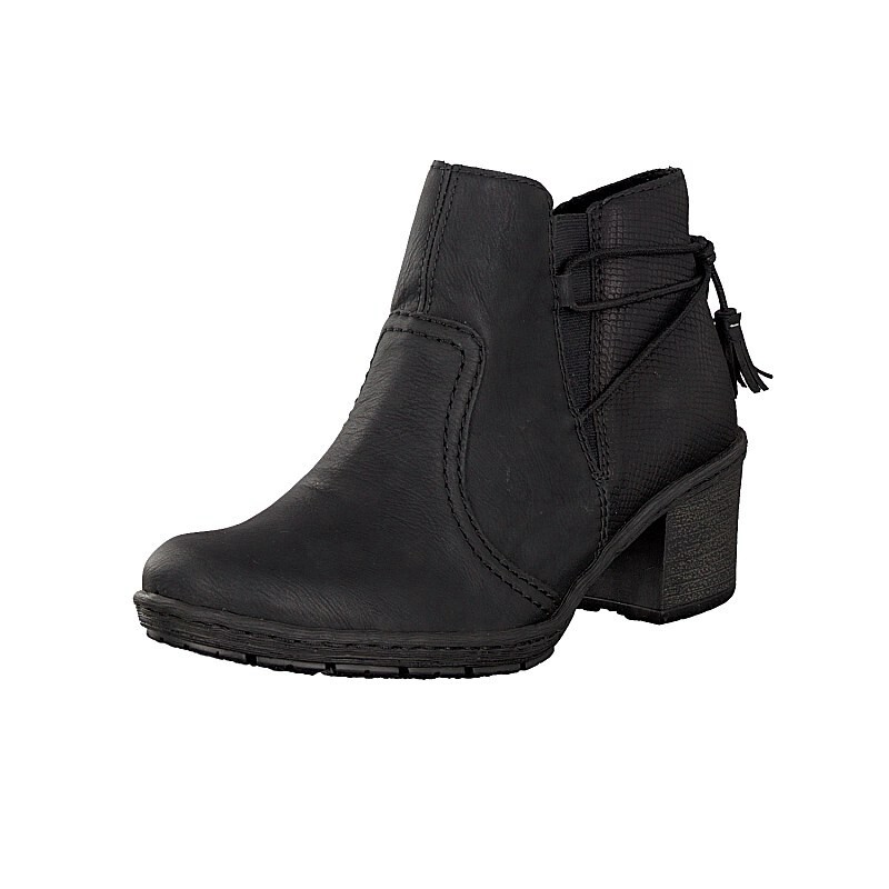 Botins Rieker Y8880-00 Para Mulher - Pretas